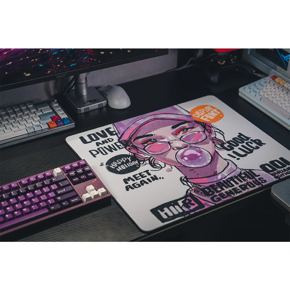 Owepowe WGR series Gaming Mousepad Rapper Girl - Image 5