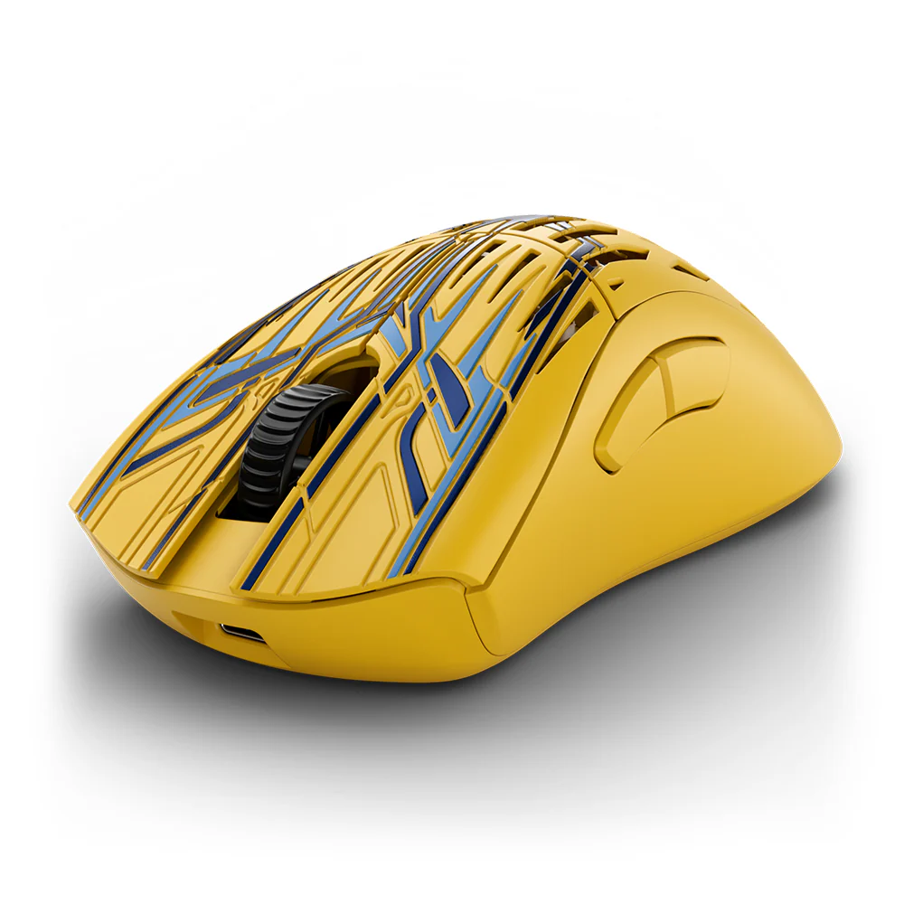 Pwnage Wireless Gaming Mouse StormBreaker Max CF Limited Edition Solar Blitz Yellow - Image 3