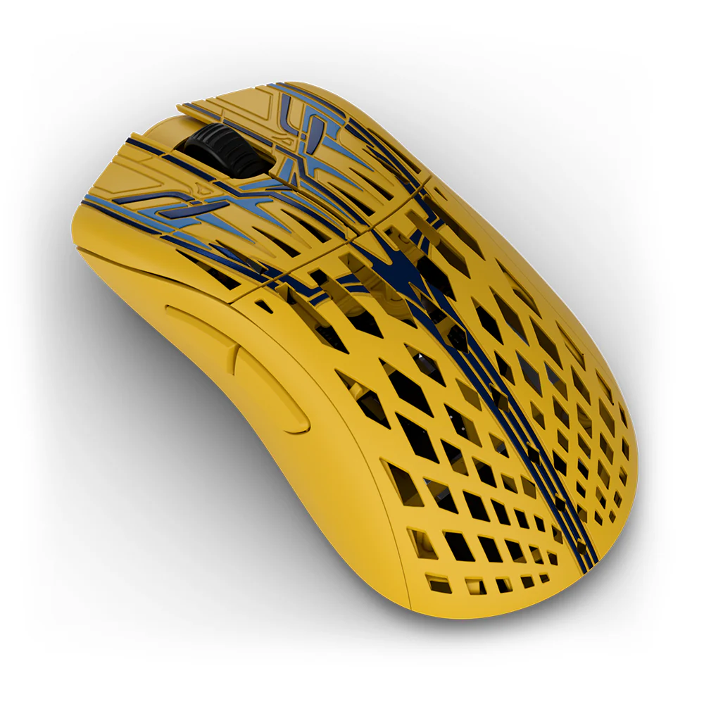 Pwnage Wireless Gaming Mouse StormBreaker Max CF Limited Edition Solar Blitz Yellow - Image 4