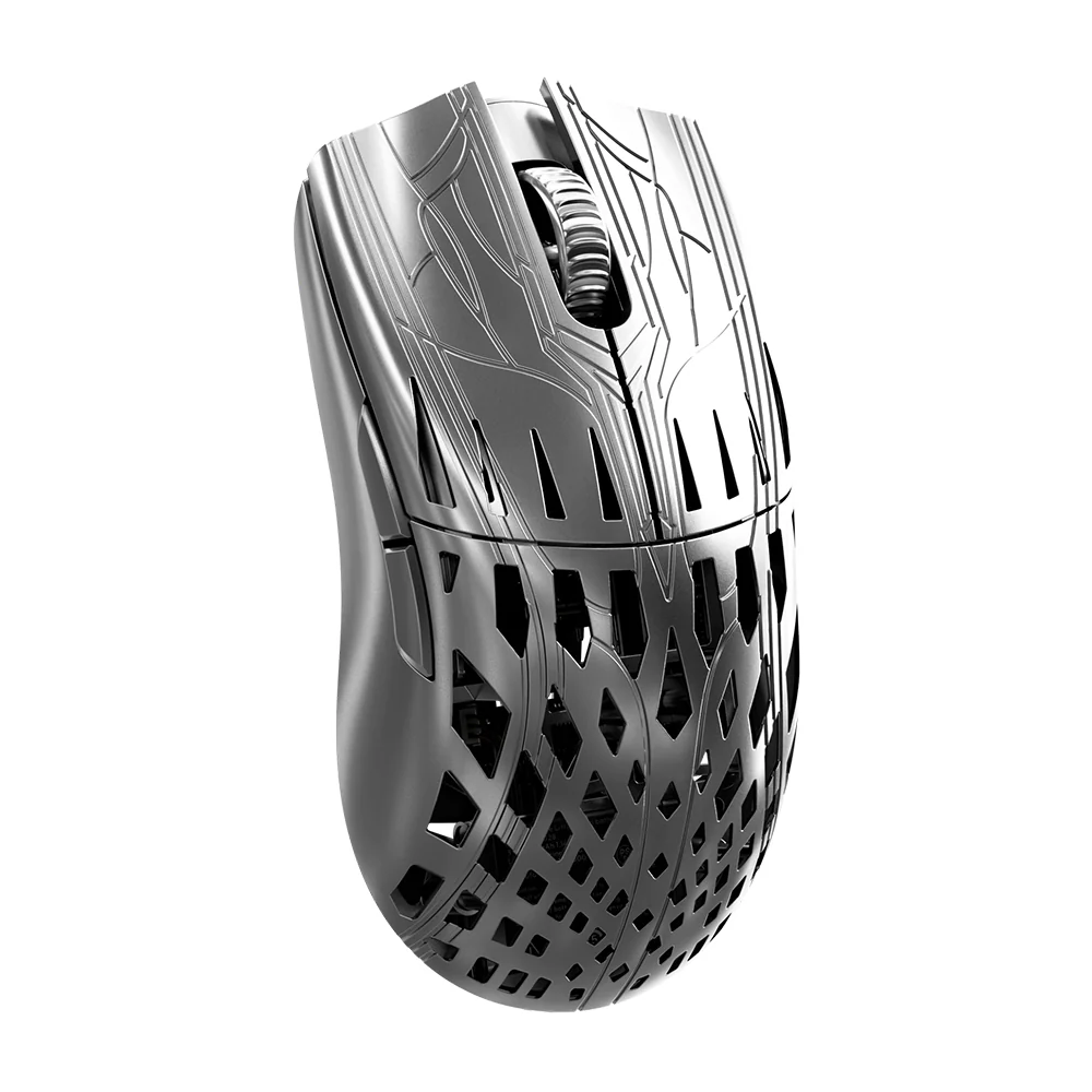 Pwnage Wireless Gaming Mouse Trinity CF Solid Platinum - Image 2
