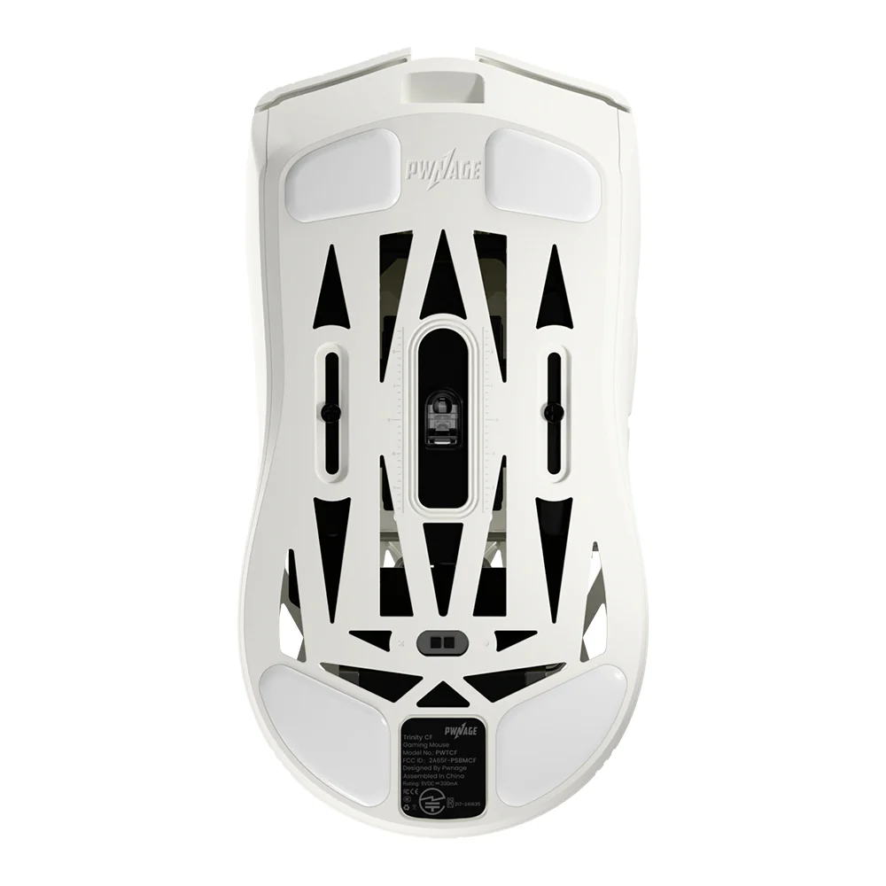 Pwnage Wireless Gaming Mouse Trinity CF Solid White - Image 7