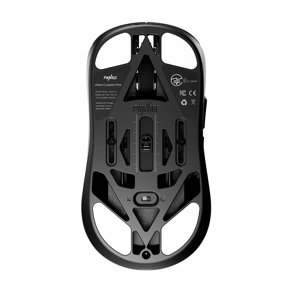 Pwnage Wireless Gaming Mouse Ultra Custom Pro Symm 3 Black - Image 5