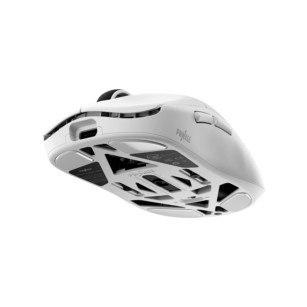 Pwnage Wireless Gaming Mouse Ultra Custom Pro Symm 3 White - Image 2
