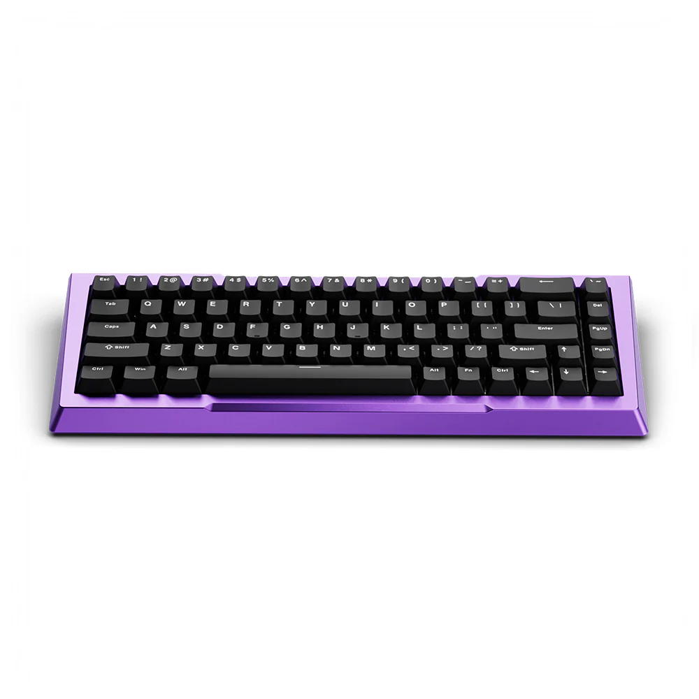 Pwnage Zenblade 65 V2 CNC Mechanical Keyboard PBT keycaps Purple Black Gateron Jade Pro Swtich - Image 3