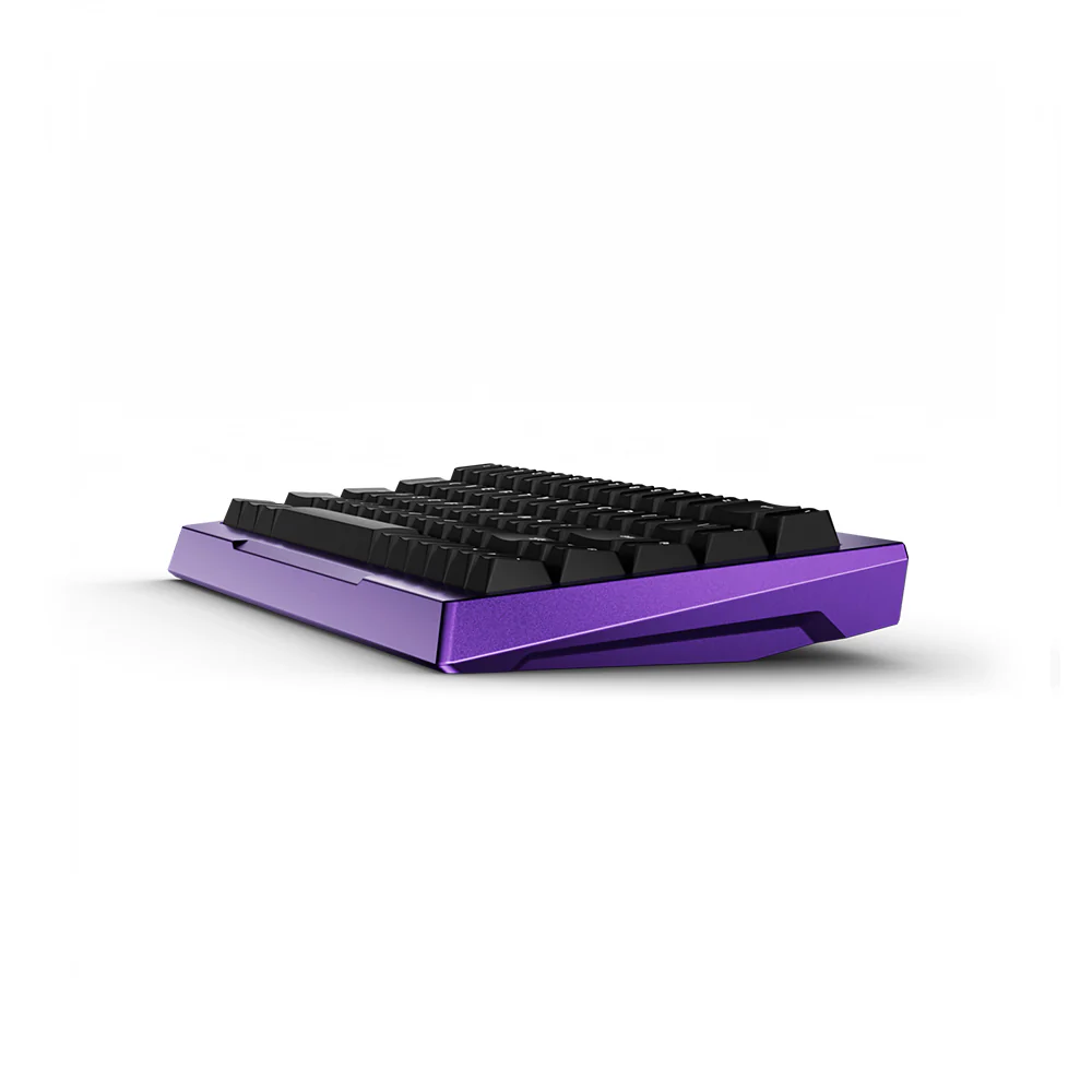 Pwnage Zenblade 65 V2 CNC Mechanical Keyboard PBT keycaps Purple Black Gateron Jade Pro Swtich - Image 4