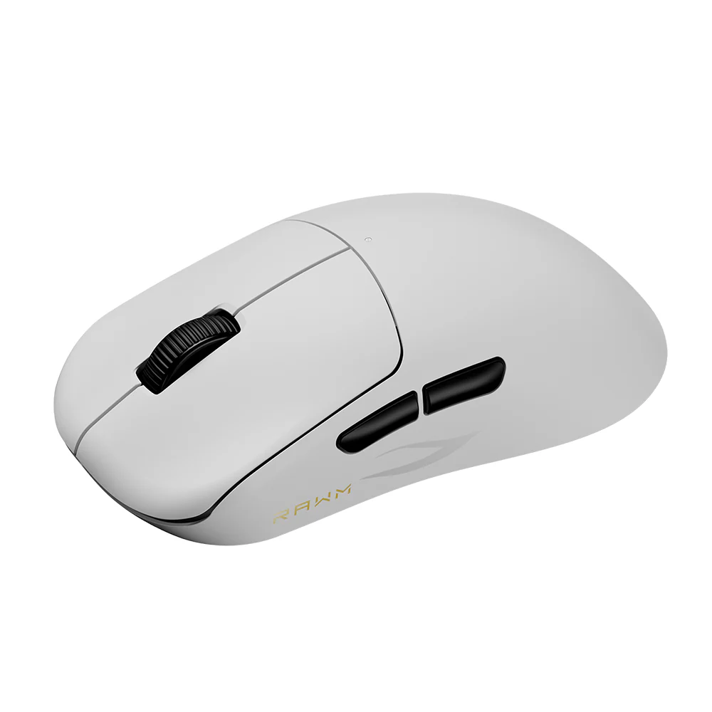 RAWM LEVIATHAN V4 Dual 8K Lightweight Wireless Gaming Mouse White - Image 4