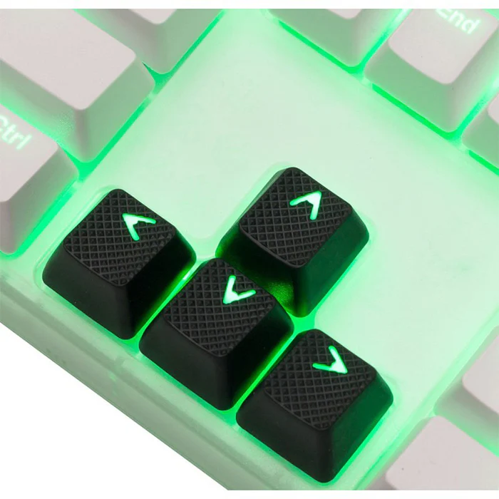 Tai-Hao Rubber Gaming Backlit Keycaps-18 keys/8 keys Black - Image 8
