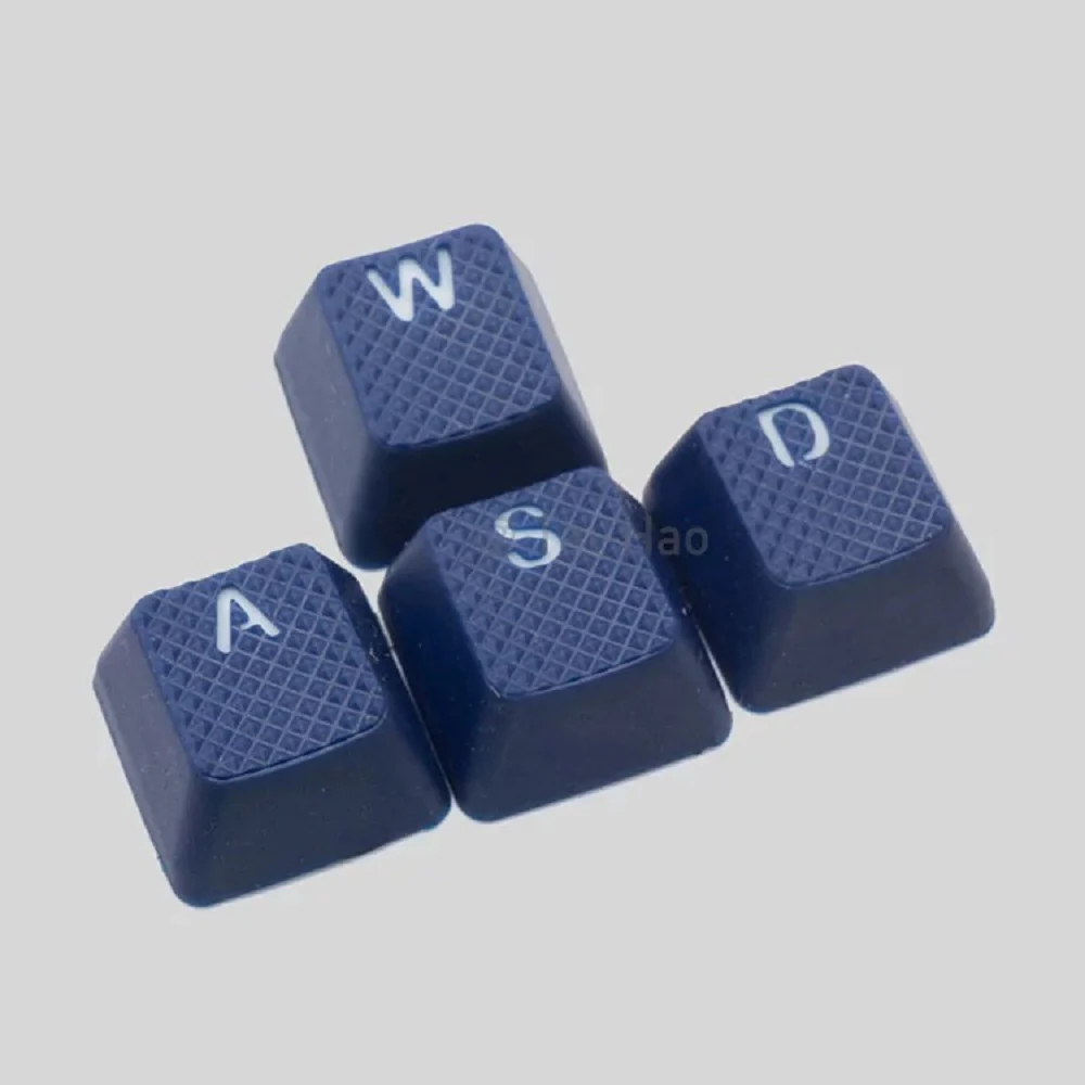 Tai-Hao Rubber Gaming Backlit Keycaps-18 keys/8 keys Dark Blue - Image 3