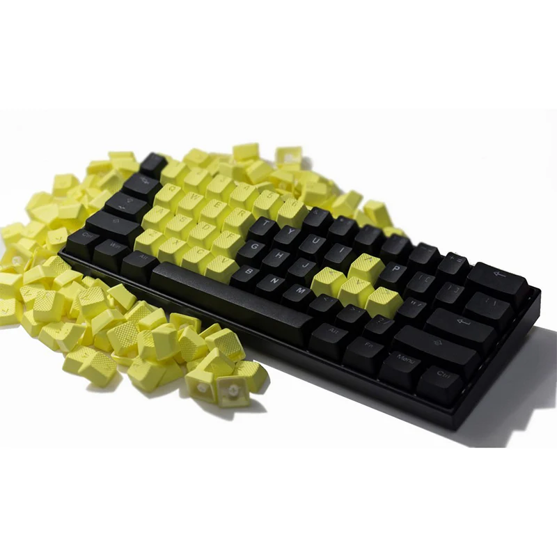 Tai-Hao Rubber Gaming Backlit Keycaps- 22 keys Neon Zinc Yellow - Image 5
