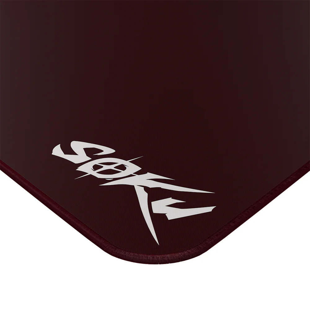 SOKU Pro1 Mousepad Burgundy Red SPEED - Image 4
