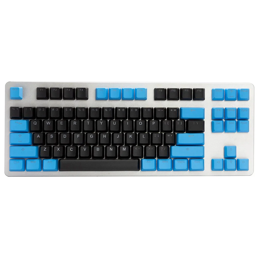 Tai-Hao Black / Blue PBT Double shot Backlit Keycap Set - Image 2