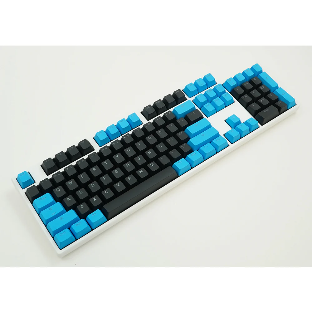 Tai-Hao Black / Blue PBT Double shot Backlit Keycap Set - Image 3