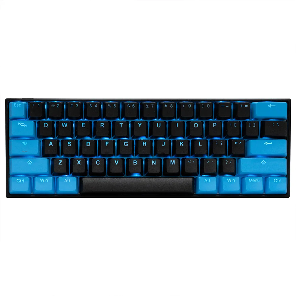 Tai-Hao Black / Blue PBT Double shot Backlit Keycap Set - Image 9