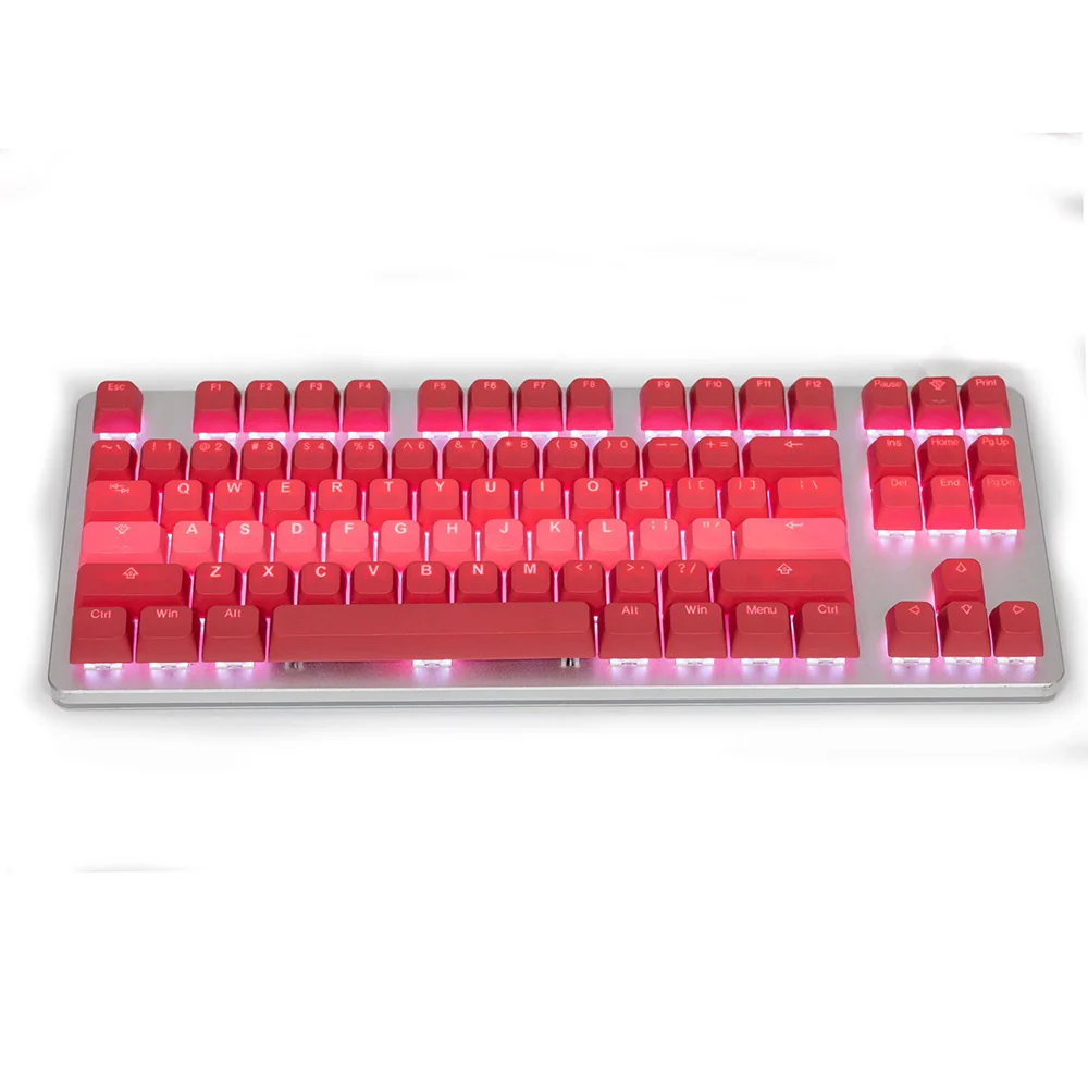 Tai-Hao BOBO Profile Backlit PBT Doubleshot Keycap Set Rosy Clouds - Image 3