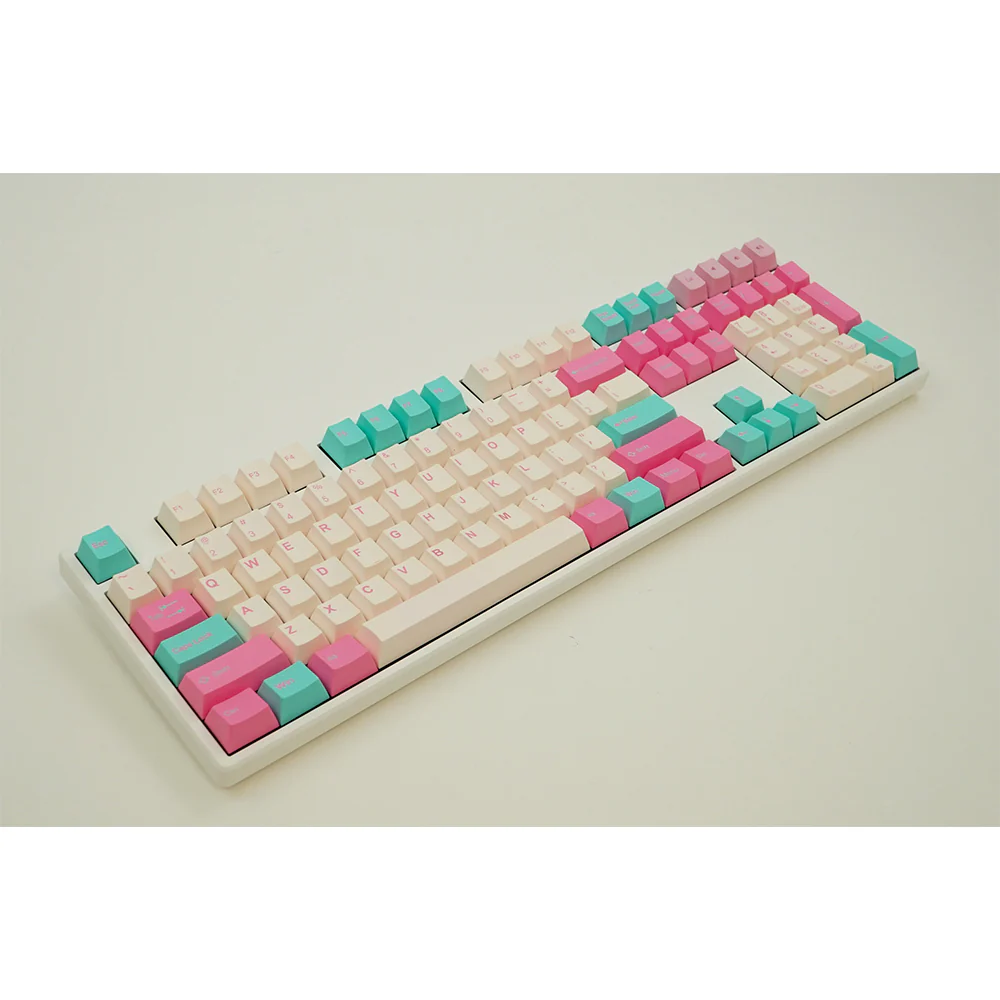 Tai-Hao Miami Surf Cubic ABS Double shot Keycap Set - Image 3