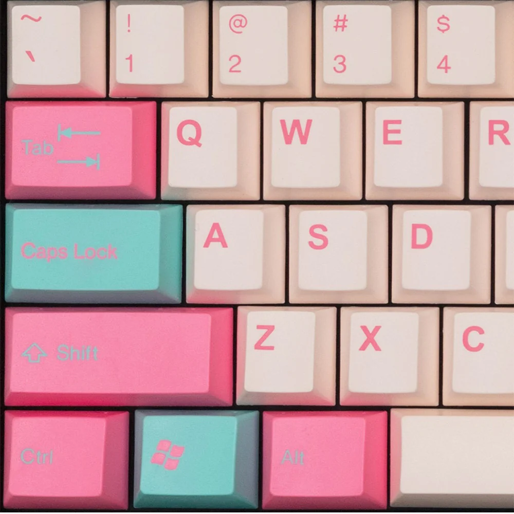 Tai-Hao Miami Surf Cubic ABS Double shot Keycap Set - Image 6
