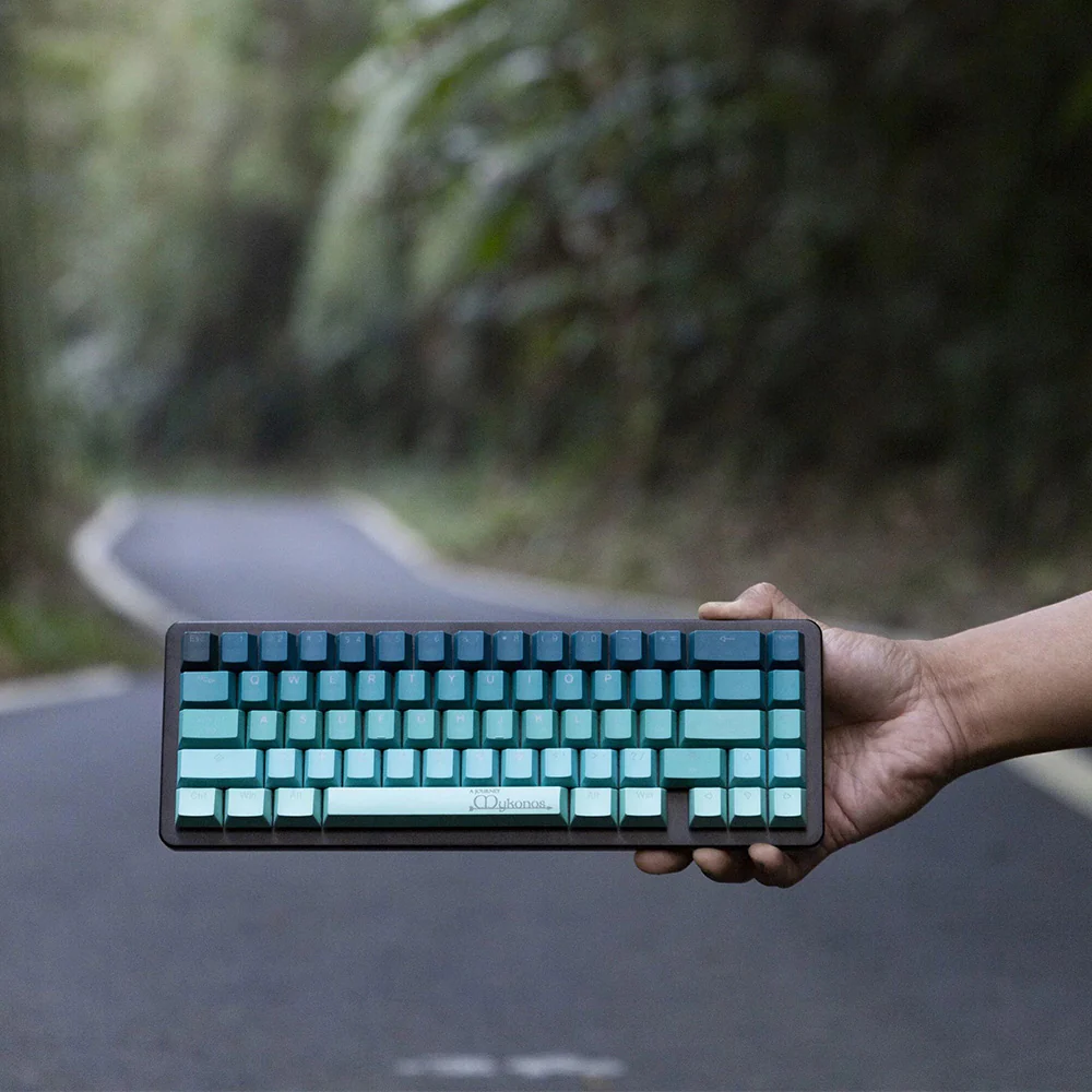 Tai-Hao Mykonos Backlit Cubic PBT Double shot Keycap Set - Image 10