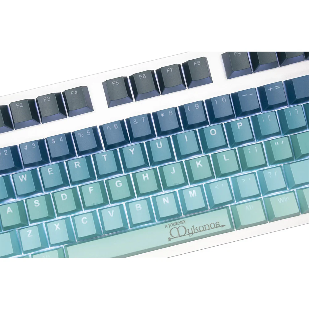 Tai-Hao Mykonos Backlit Cubic PBT Double shot Keycap Set - Image 3