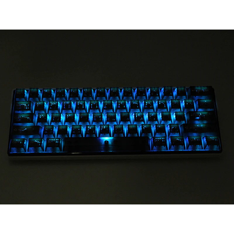 Tai-Hao Translucent Cubic ABS double shot keycap Smoky Quartz - Image 9