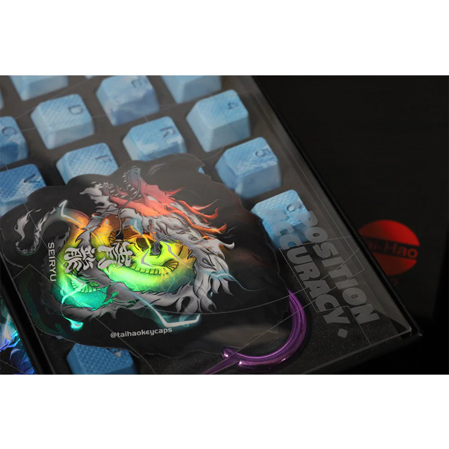 Tai-Hao Rubberized Gaming Keycap Mark II - 23keys SEIRYU (Apatite) - Image 6