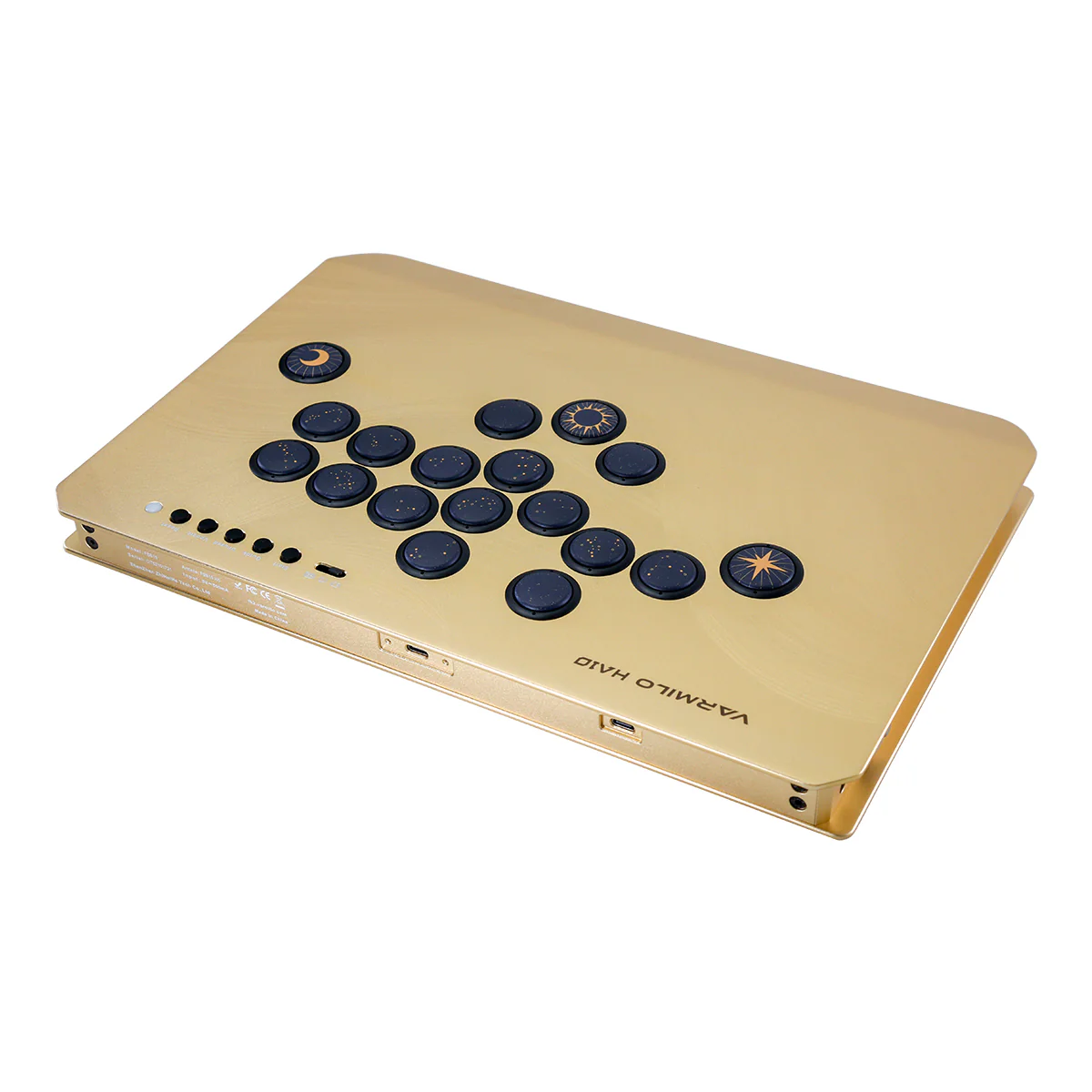 VARMILO HA10 Gold Limited Edition Leverless Arcade Controller for Fighting Games - Image 4