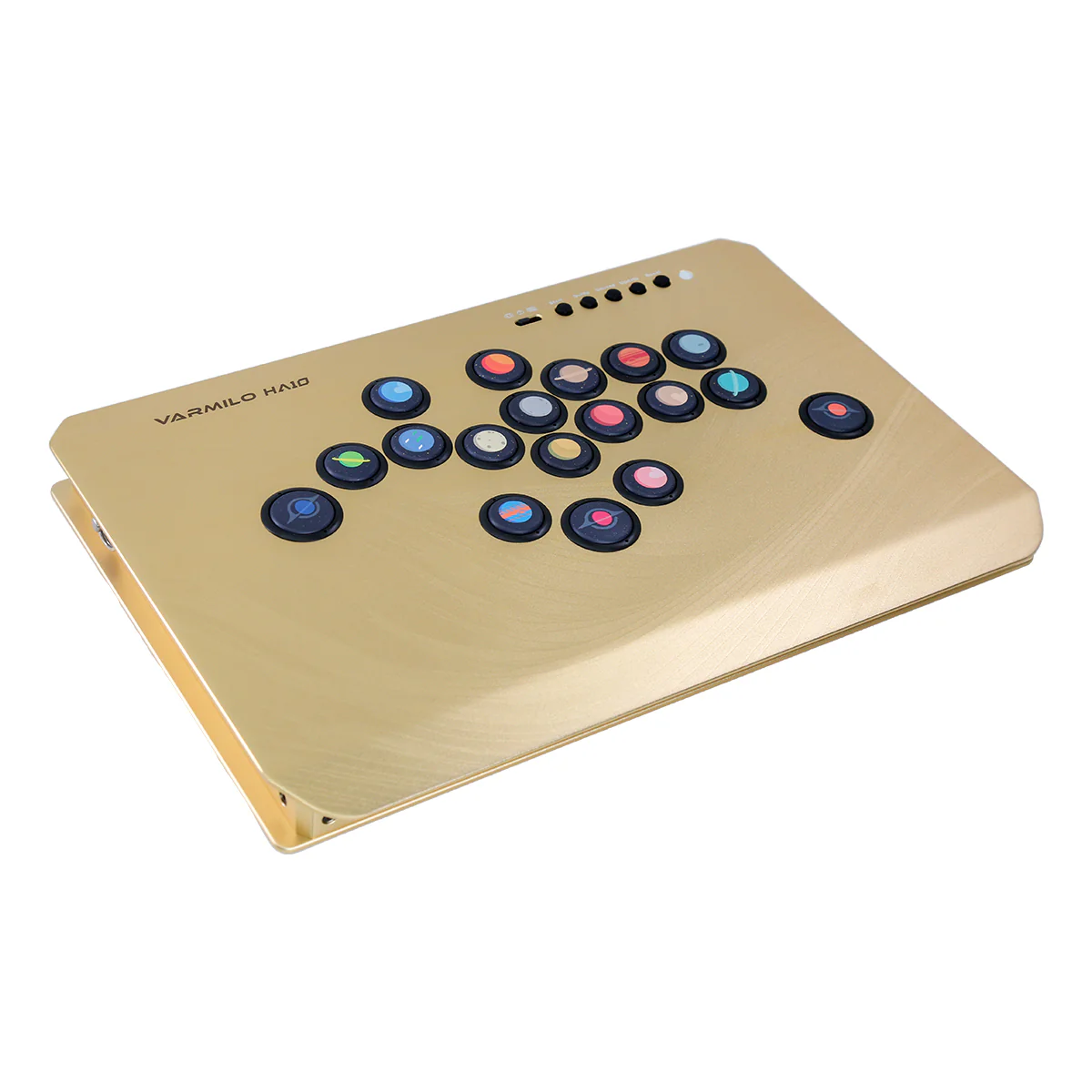 VARMILO HA10 Gold Limited Edition Leverless Arcade Controller for Fighting Games - Image 7
