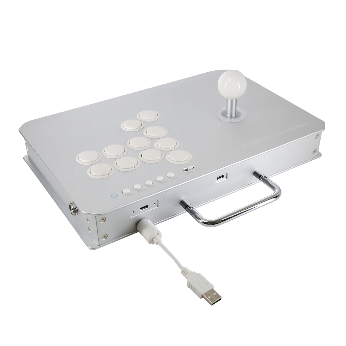 VARMILO KASSAI Lunar Silver Arcade Joystick Controller for Fighting Games Type-C接続対応モデル - Image 4