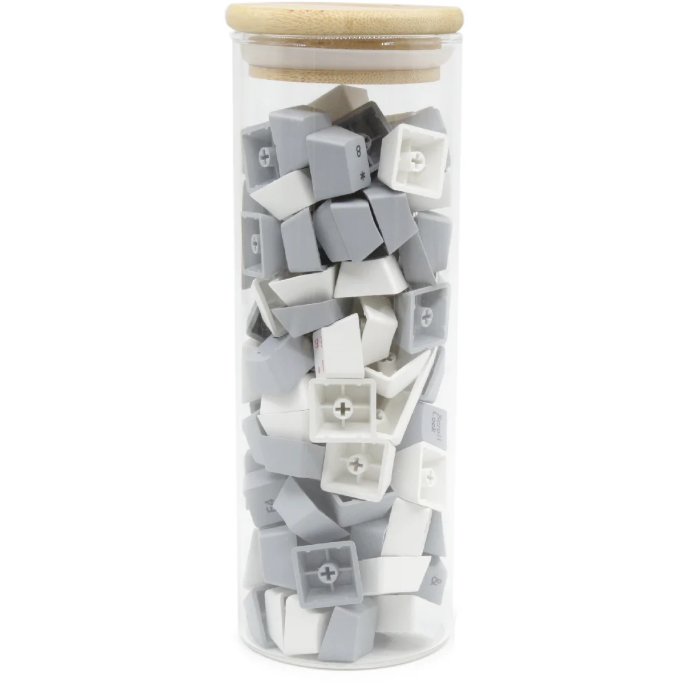 Varmilo Luckeys White Lightgrey Keycaps - Image 4