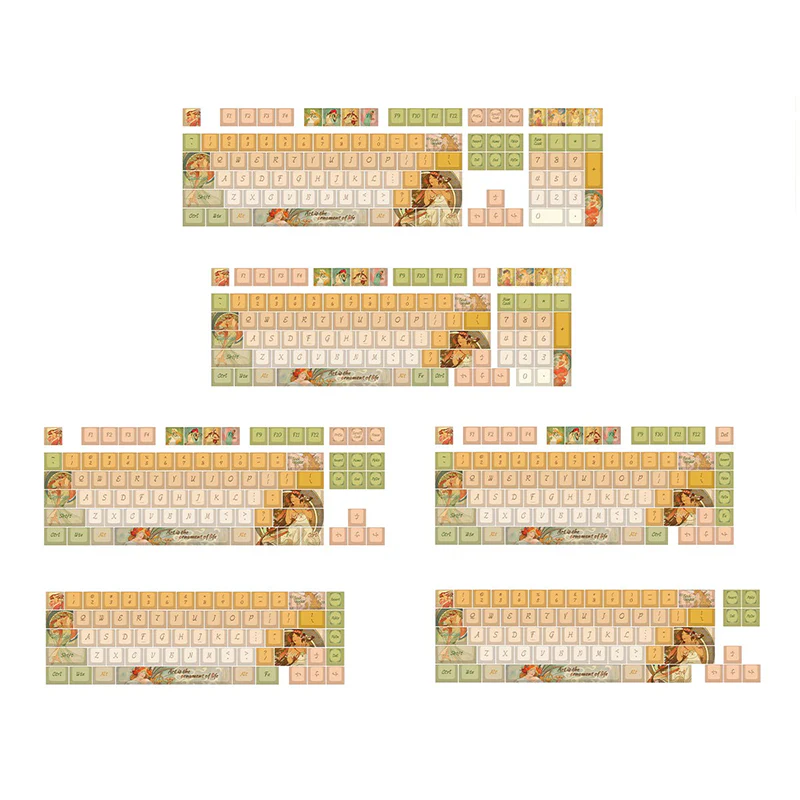 Varmilo Mucha Keycap Set 129 keys - Image 10