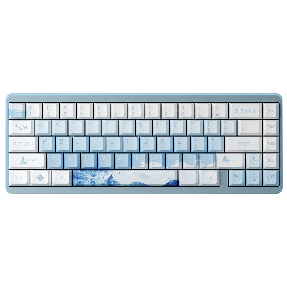 Varmilo Muse 65 Magnet Switch Wired Hot-Swap RGB 67 Keys Metal Gaming Mechanical Keyboard Ariel