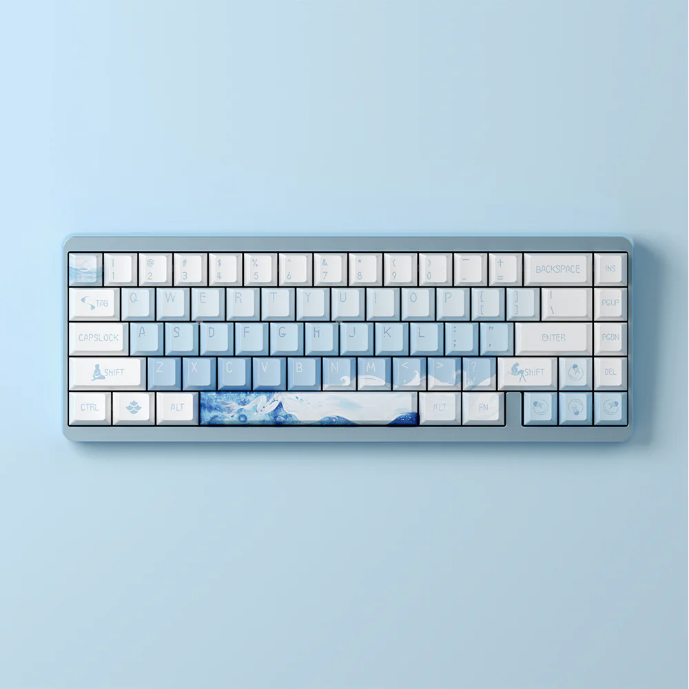 Varmilo Muse 65 Magnet Switch Wired Hot-Swap RGB 67 Keys Metal Gaming Mechanical Keyboard Ariel - Image 2