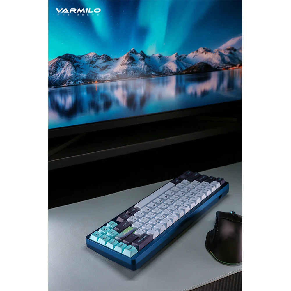 Varmilo Muse 65 Magnet Switch Wired Hot-Swap RGB 67 Keys Metal Gaming Mechanical Keyboard Aurora - Image 10