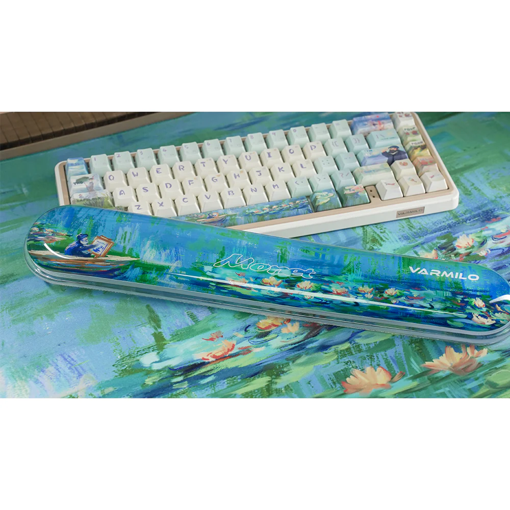 Varmilo TPU Clear Gel Wrist Rest 80% Monet - Image 3