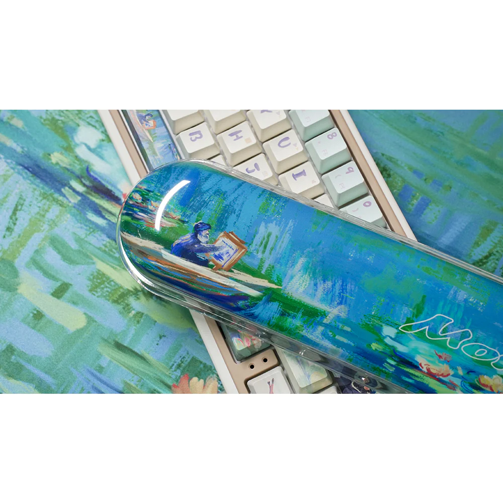 Varmilo TPU Clear Gel Wrist Rest 80% Monet - Image 4