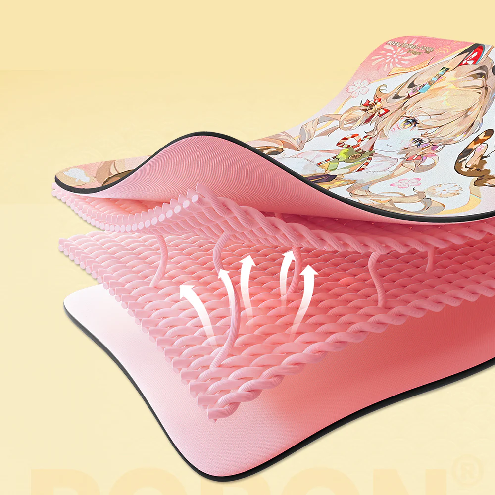 X-raypad Aqua Control Plus PORON® foam Gaming Mouse Pads NekoLuck Pink SOFT - Image 5