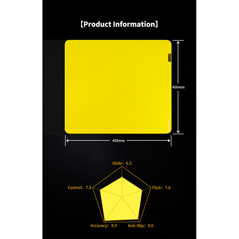 X-raypad Aqua Control Plus V2 Gaming Mouse Pads BlackBee - Image 4