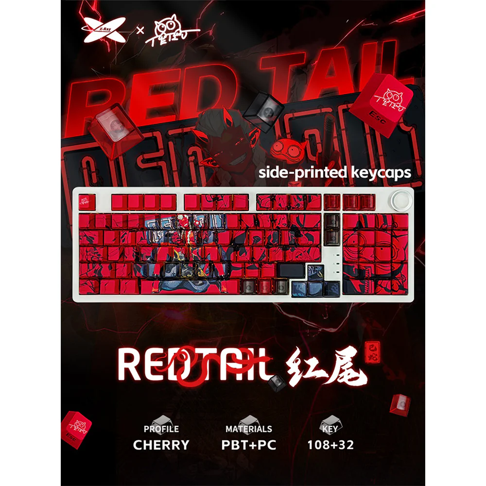 X-raypad x TERU Keycaps RedTail - Image 9