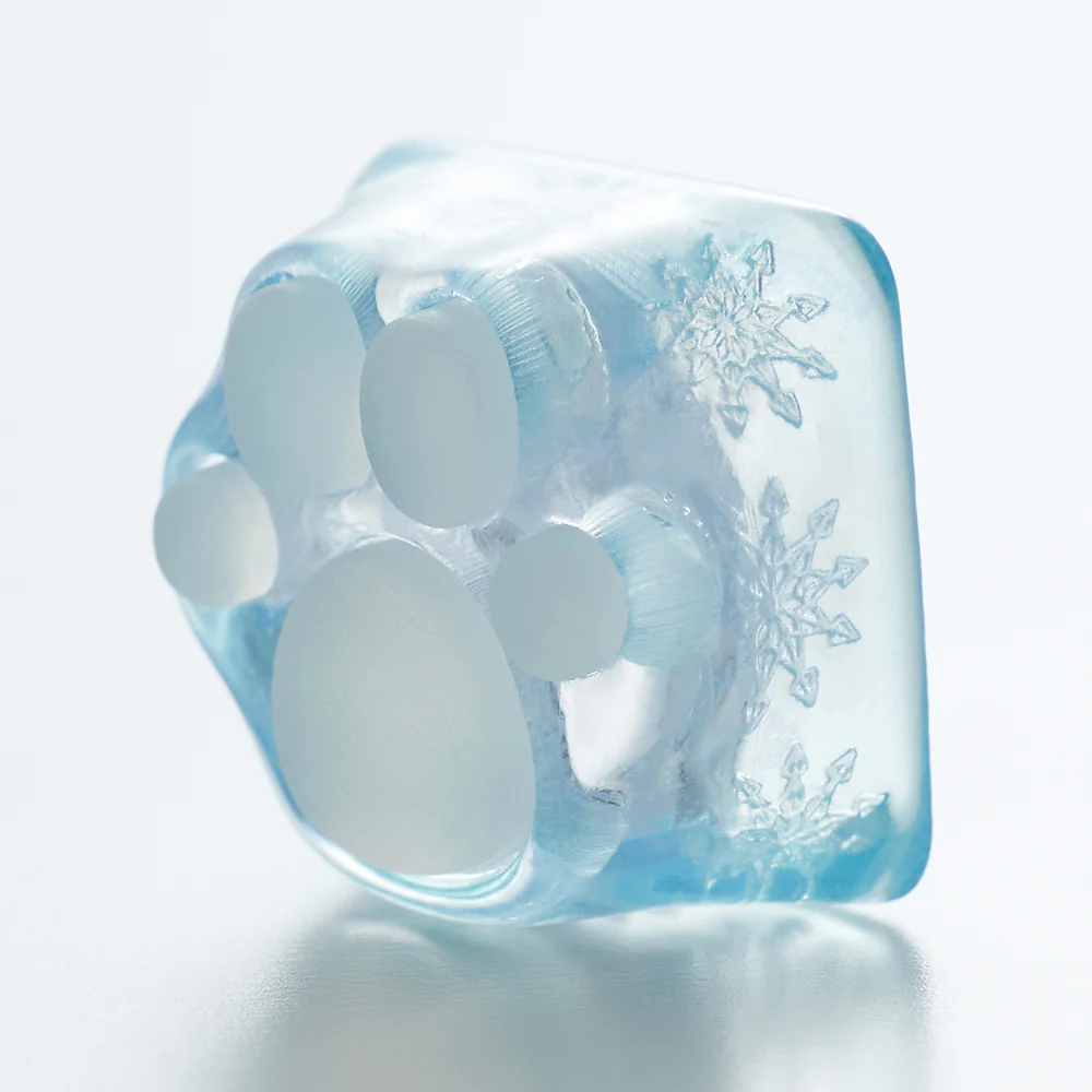 ZOMO PLUS 3D Printed Kitty Paw Keycap Ice for Cherry MX Switches - Image 4