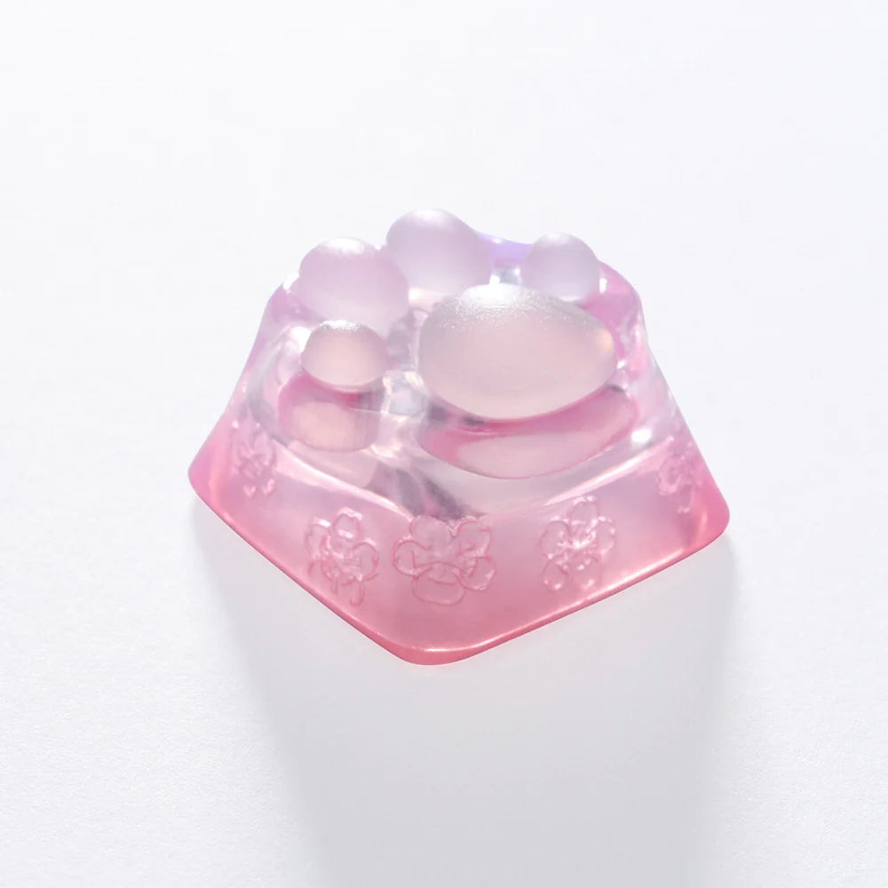 ZOMO PLUS 3D Printed Kitty Paw Keycap Sakura for Cherry MX Switches - Image 3