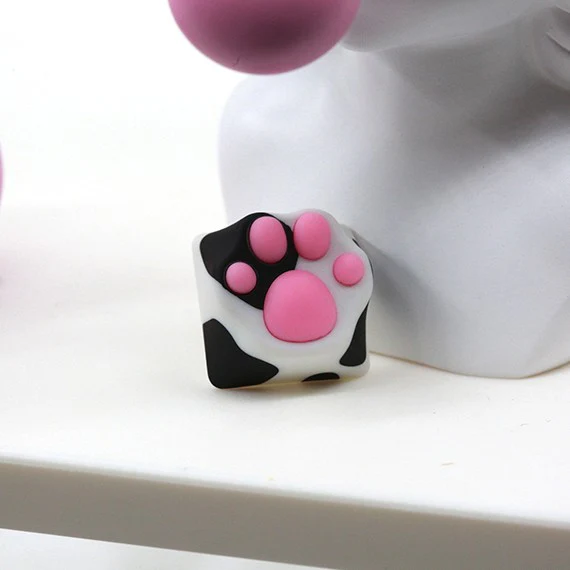 ZOMO PLUS ABS Kitty Paw Keycap Cow Cat for Cherry MX Switches - Image 3