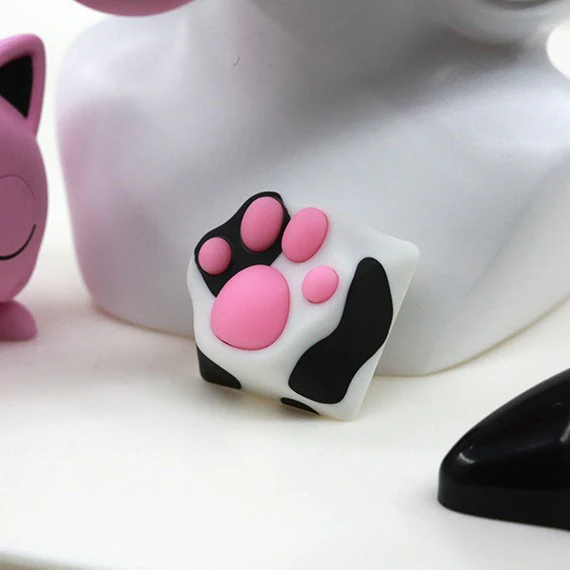 ZOMO PLUS ABS Kitty Paw Keycap Cow Cat for Cherry MX Switches - Image 4