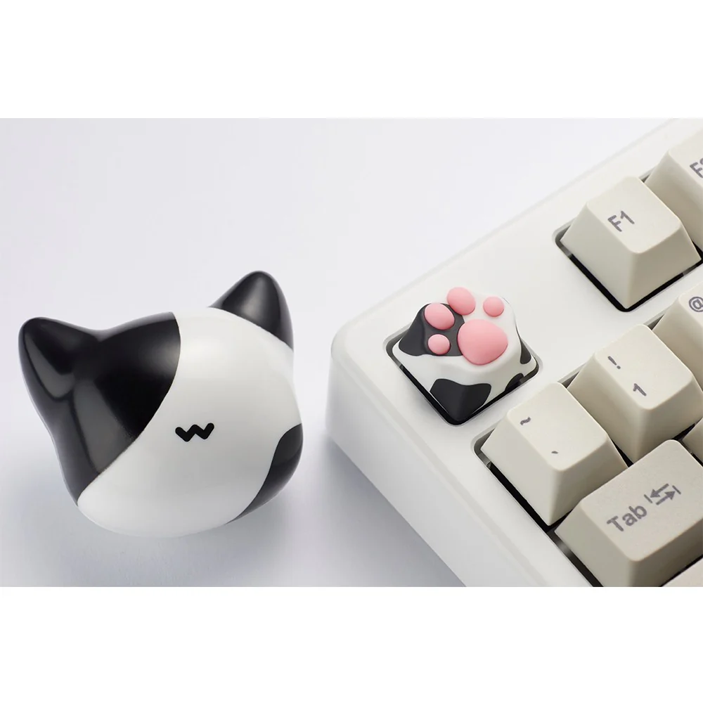 ZOMO PLUS ABS Kitty Paw Keycap Cow Cat for Cherry MX Switches - Image 7