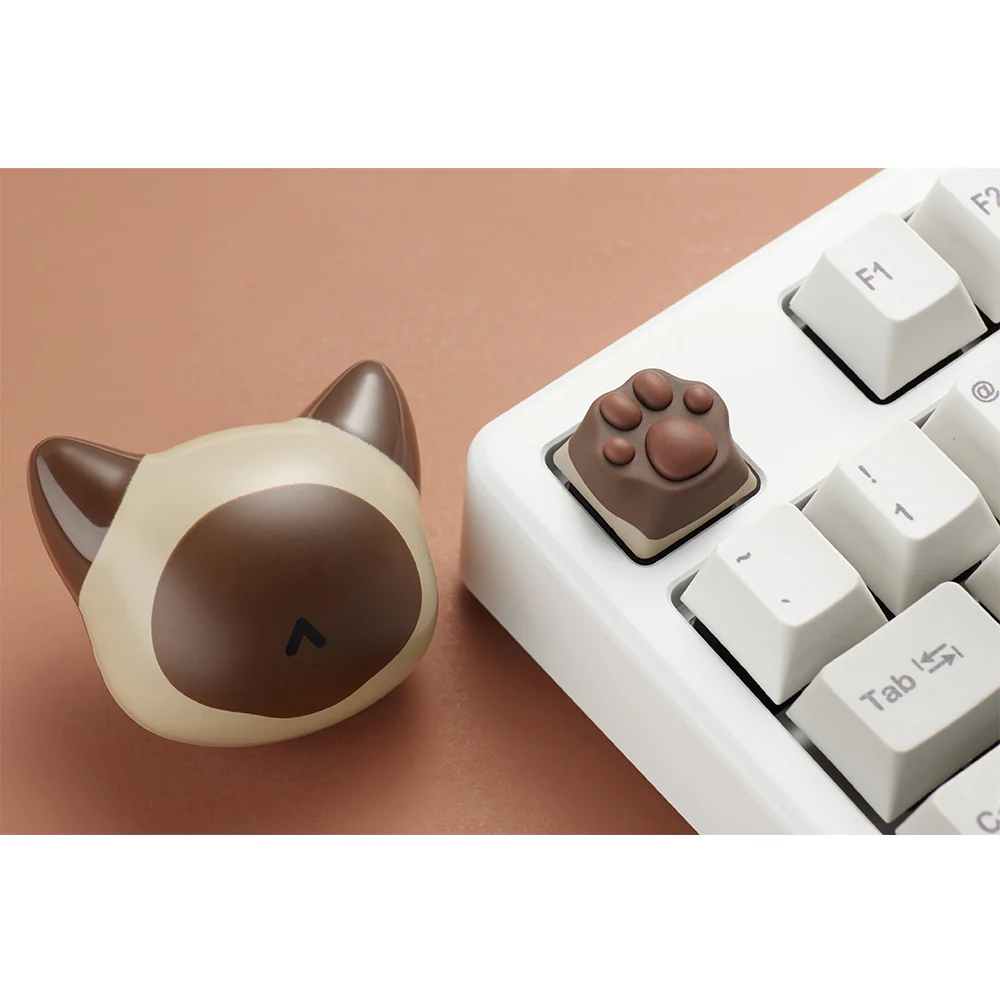 ZOMO PLUS ABS Kitty Paw Keycap Siamese Cat for Cherry MX Switches - Image 7