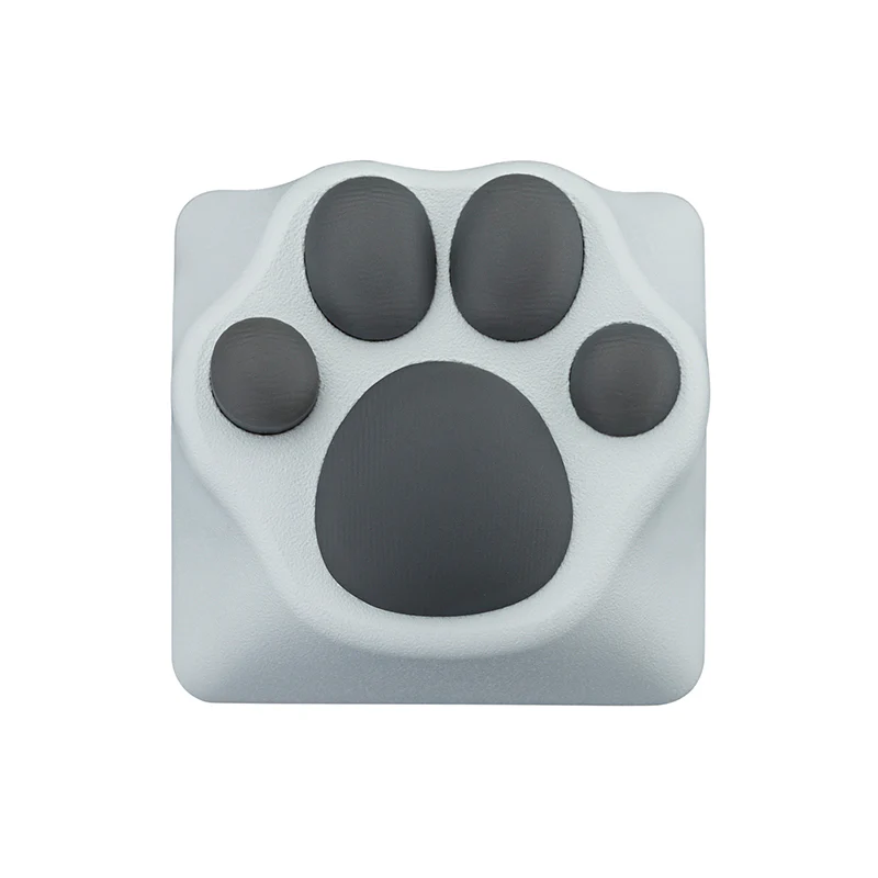 ZOMO PLUS ABS Kitty Paw Keycap White Grey for Cherry MX Switches - Image 8