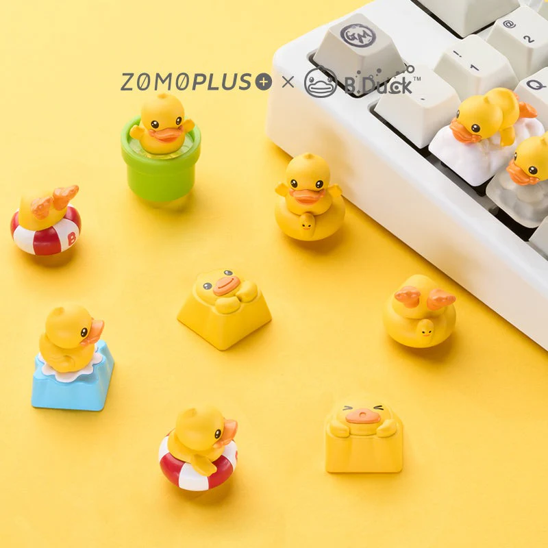 ZOMO PLUS X B.Duck 3D Artisan Keycap Blind Box 9pcs - Image 3