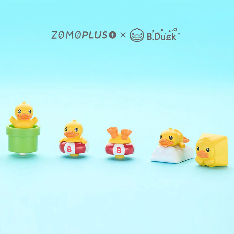 ZOMO PLUS X B.Duck 3D Artisan Keycap Blind Box 9pcs - Image 4