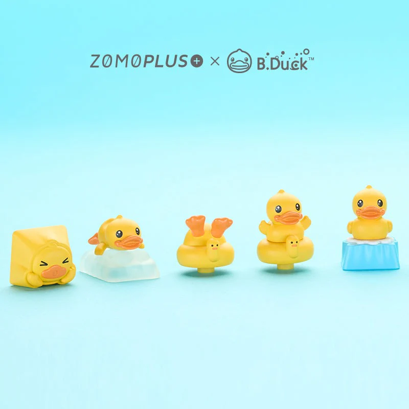 ZOMO PLUS X B.Duck 3D Artisan Keycap Blind Box 9pcs - Image 5