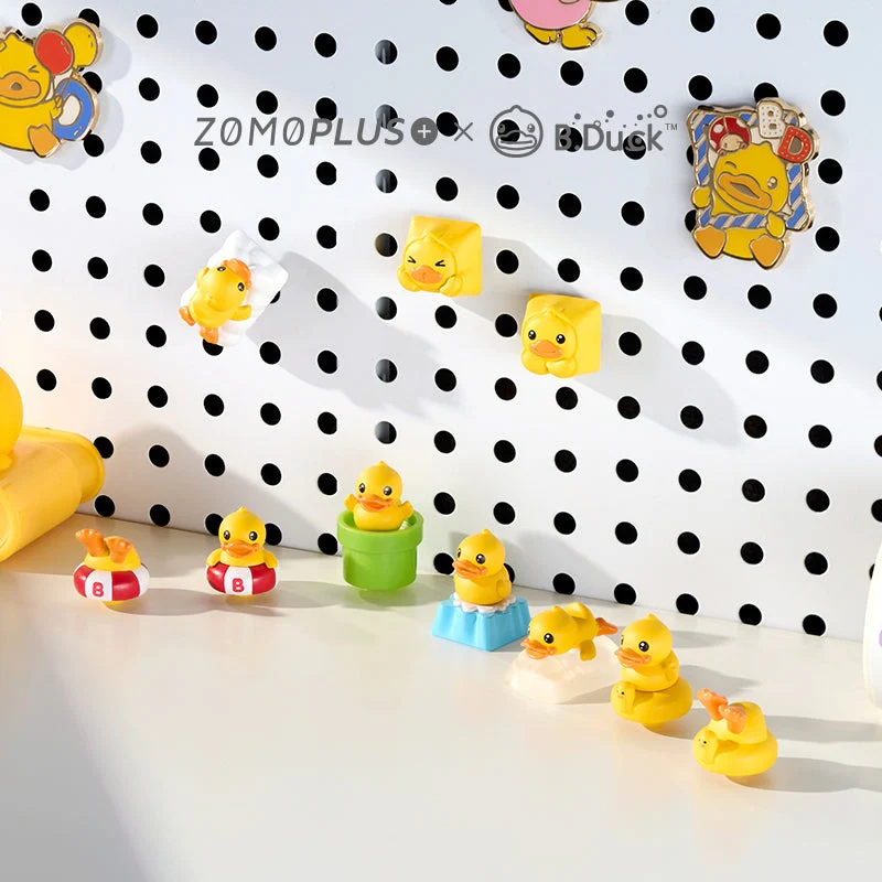 ZOMO PLUS X B.Duck 3D Artisan Keycap Blind Box 9pcs - Image 8